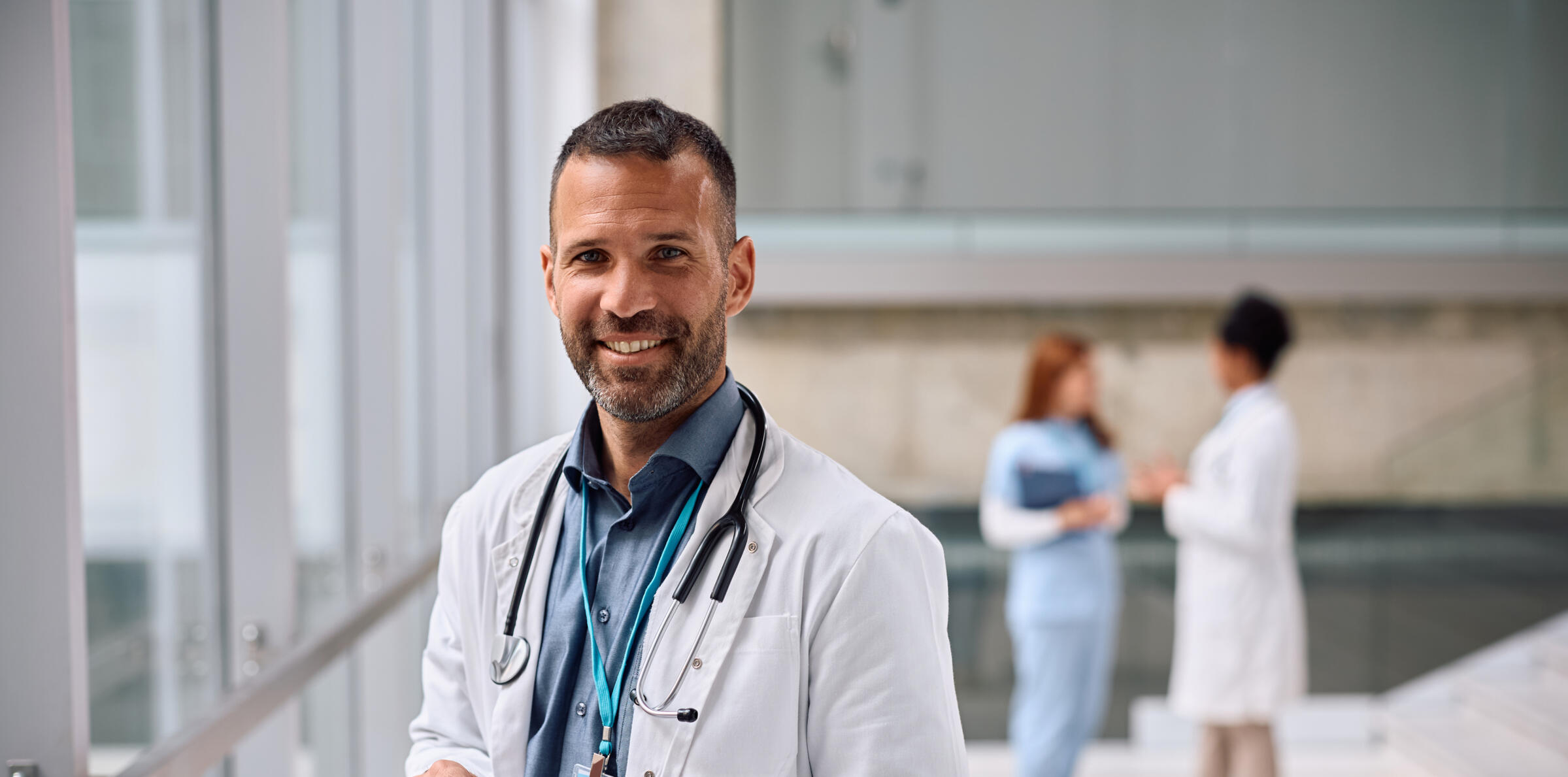 Professional healthcare clinician representing Frontier’s rural staffing network