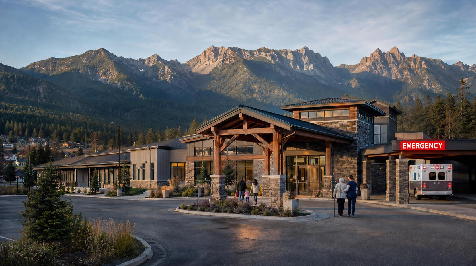 Rural Critical Access Hospital with emergency department in a mountain community